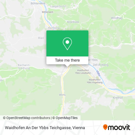 Waidhofen An Der Ybbs Teichgasse map