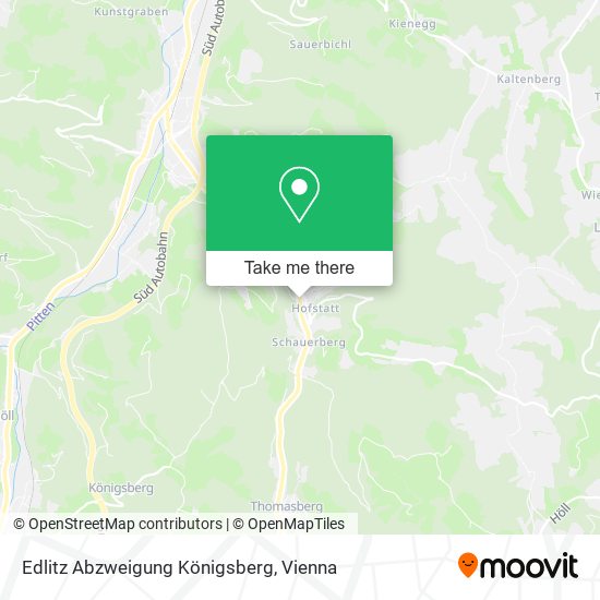 Edlitz Abzweigung Königsberg map