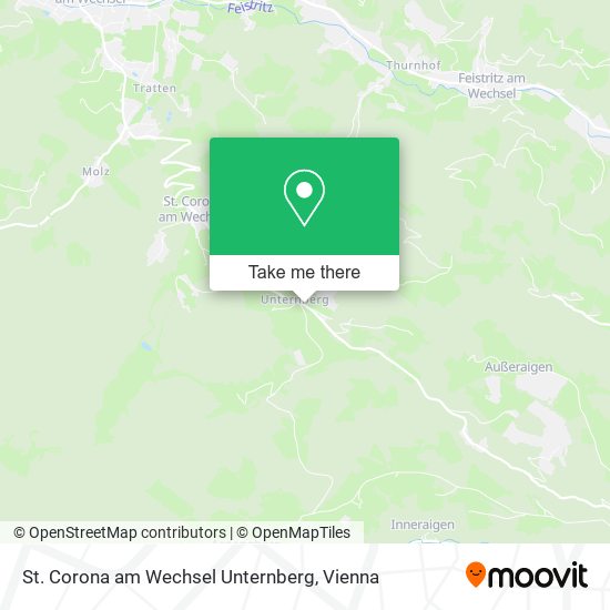 St. Corona am Wechsel Unternberg map