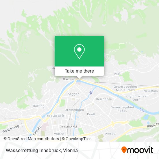 Wasserrettung Innsbruck map