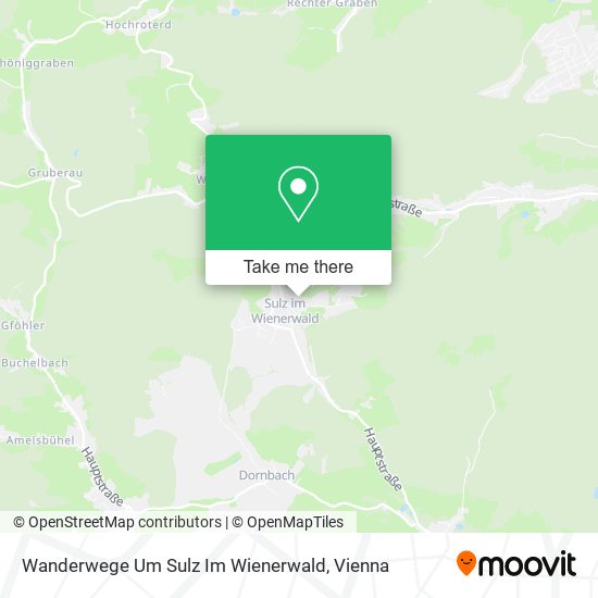 Wanderwege Um Sulz Im Wienerwald map