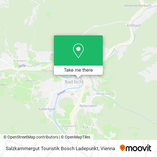 Salzkammergut Touristik Bosch Ladepunkt map