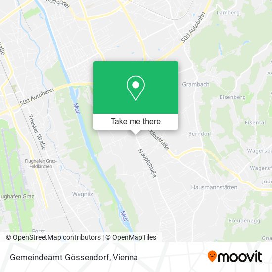 Gemeindeamt Gössendorf map