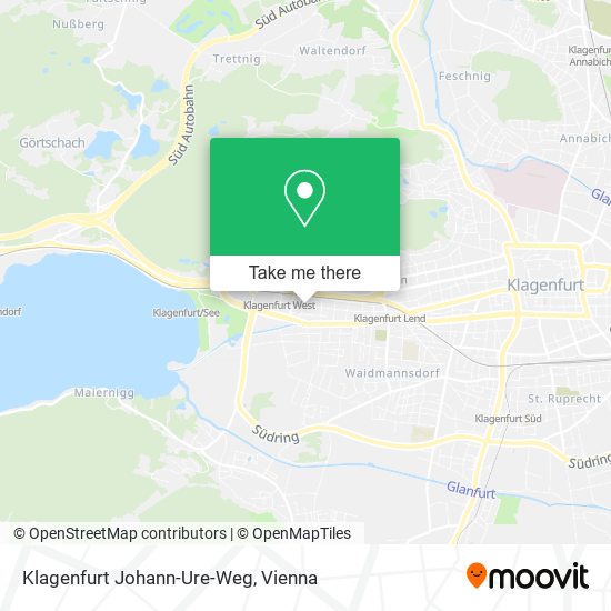 Klagenfurt Johann-Ure-Weg map
