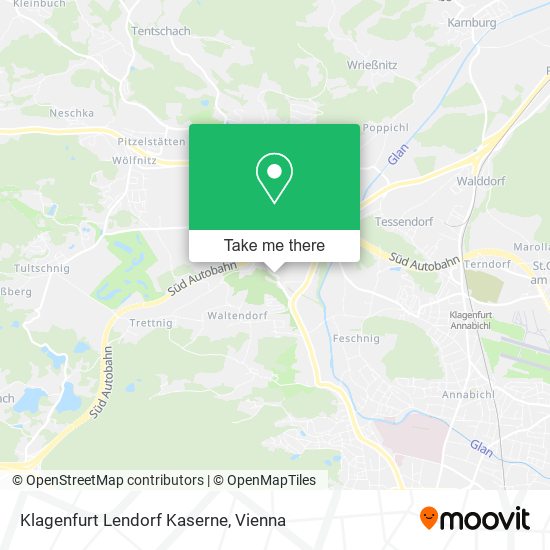 Klagenfurt Lendorf Kaserne map