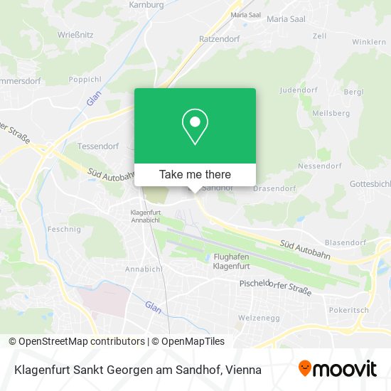 Klagenfurt Sankt Georgen am Sandhof map