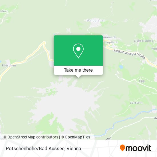 Pötschenhöhe/Bad Aussee map