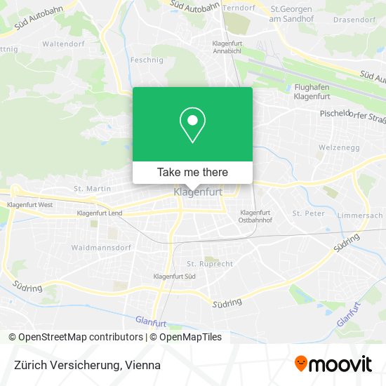 Zürich Versicherung map