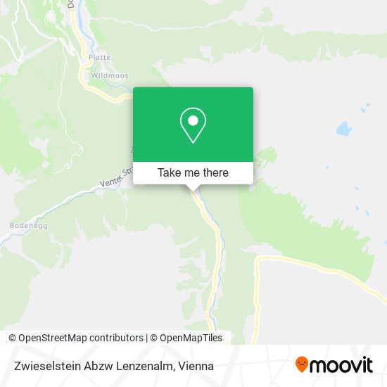 Zwieselstein Abzw Lenzenalm map