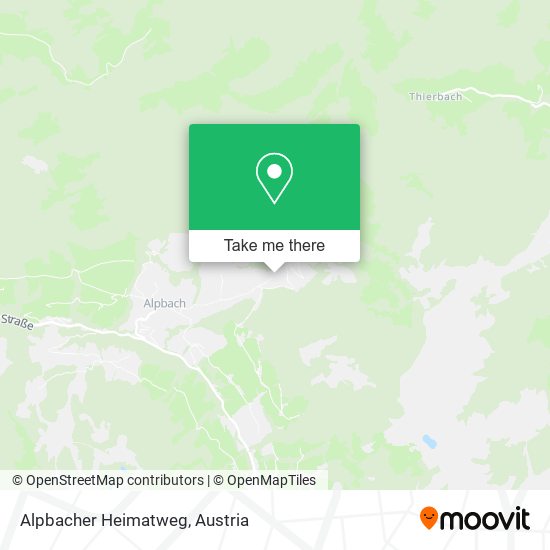 Alpbacher Heimatweg map