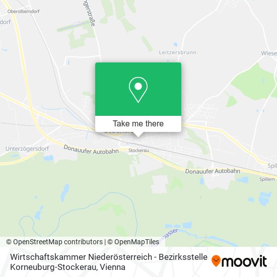 Wirtschaftskammer Niederösterreich - Bezirksstelle Korneuburg-Stockerau map