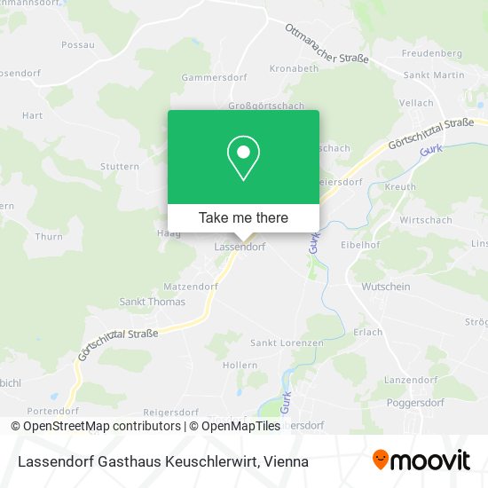 Lassendorf Gasthaus Keuschlerwirt map