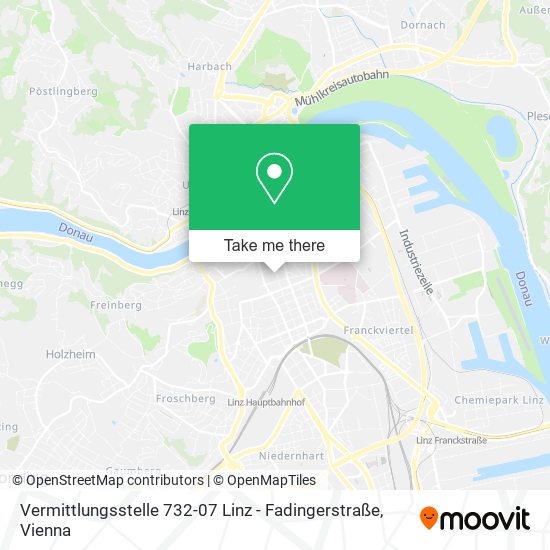 Vermittlungsstelle 732-07 Linz - Fadingerstraße map