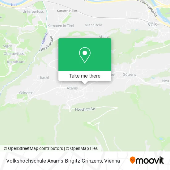 Volkshochschule Axams-Birgitz-Grinzens map