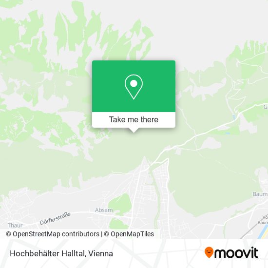 Hochbehälter Halltal map