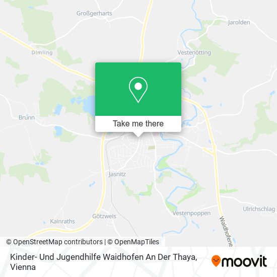 Kinder- Und Jugendhilfe Waidhofen An Der Thaya map