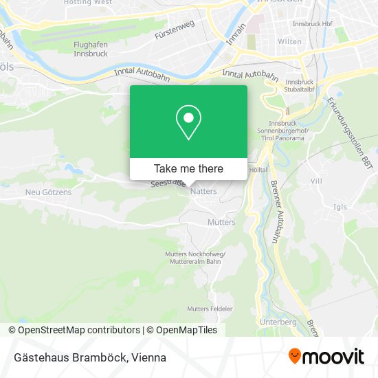 Gästehaus Bramböck map
