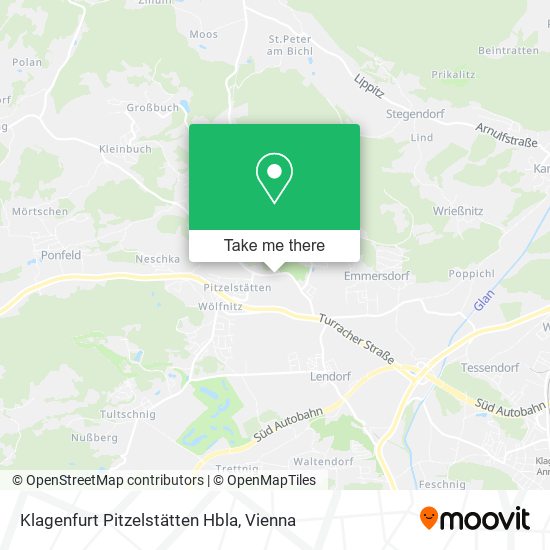 Klagenfurt Pitzelstätten Hbla map