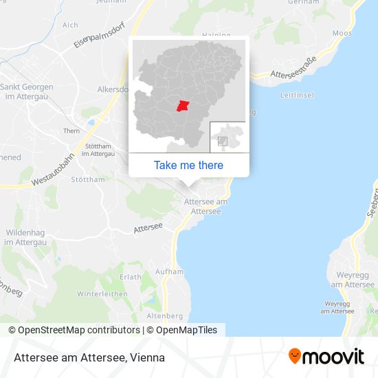 Attersee am Attersee map