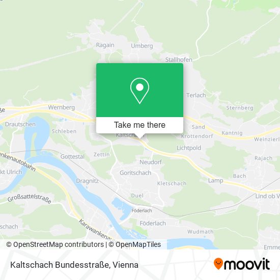 Kaltschach Bundesstraße map