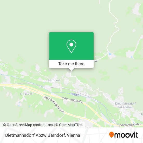 Dietmannsdorf Abzw Bärndorf map