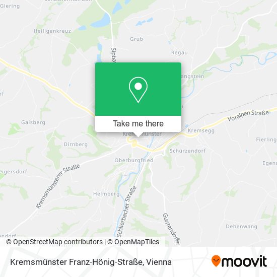 Kremsmünster Franz-Hönig-Straße map