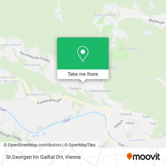 St.Georgen Im Gailtal Ort map