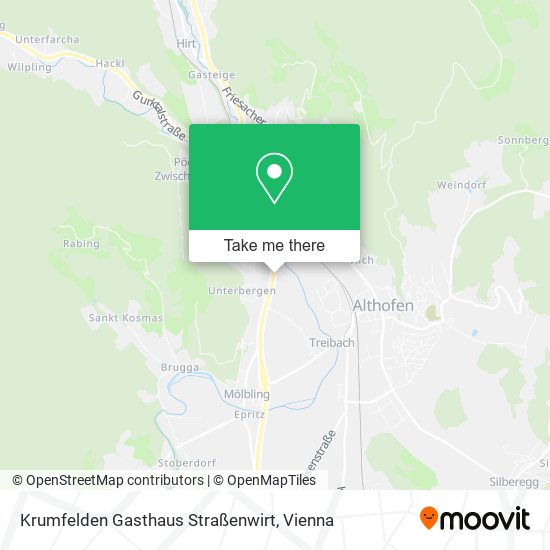 Krumfelden Gasthaus Straßenwirt map