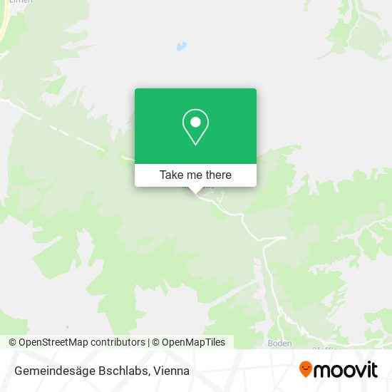 Gemeindesäge Bschlabs map