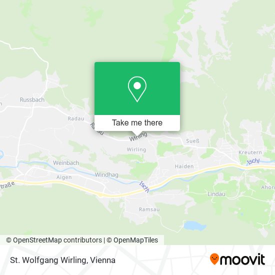 St. Wolfgang Wirling map