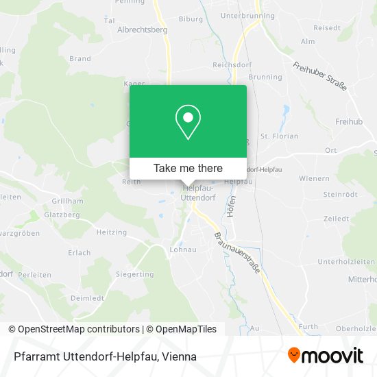 Pfarramt Uttendorf-Helpfau map
