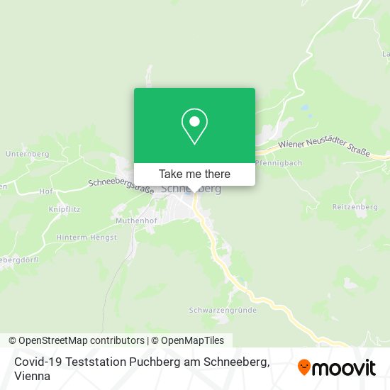 Covid-19 Teststation Puchberg am Schneeberg map