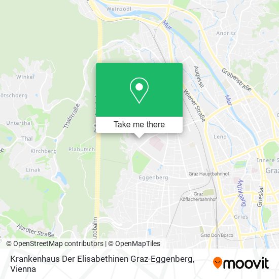 Krankenhaus Der Elisabethinen Graz-Eggenberg map