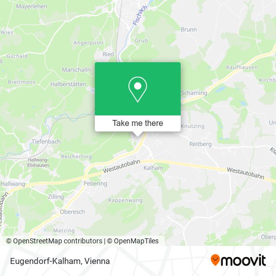 Eugendorf-Kalham map