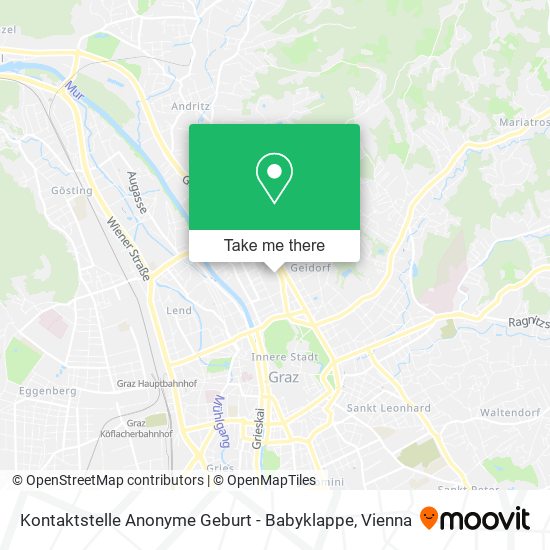 Kontaktstelle Anonyme Geburt - Babyklappe map