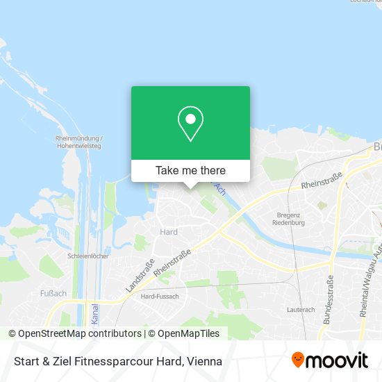 Start & Ziel Fitnessparcour Hard map