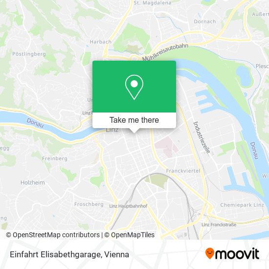 Einfahrt Elisabethgarage map