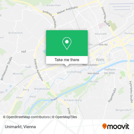 Unimarkt map