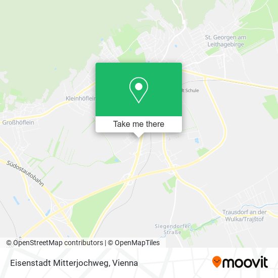 Eisenstadt Mitterjochweg map