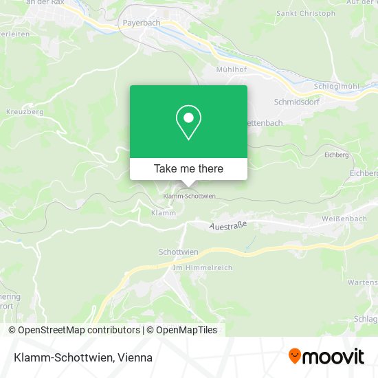 Klamm-Schottwien map