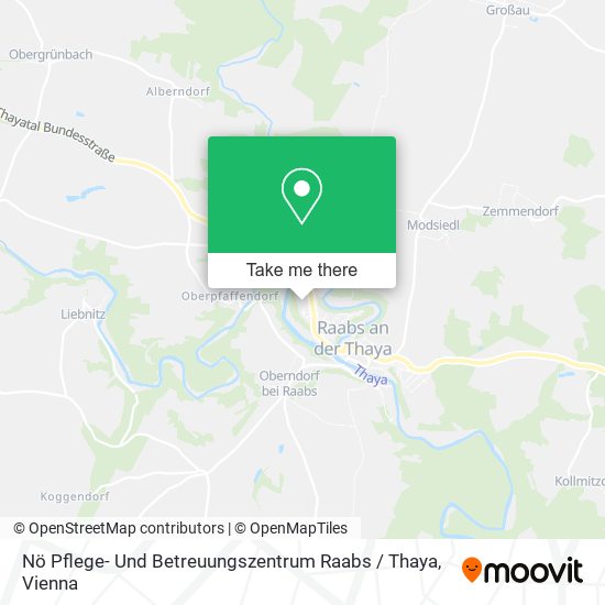 Nö Pflege- Und Betreuungszentrum Raabs / Thaya map