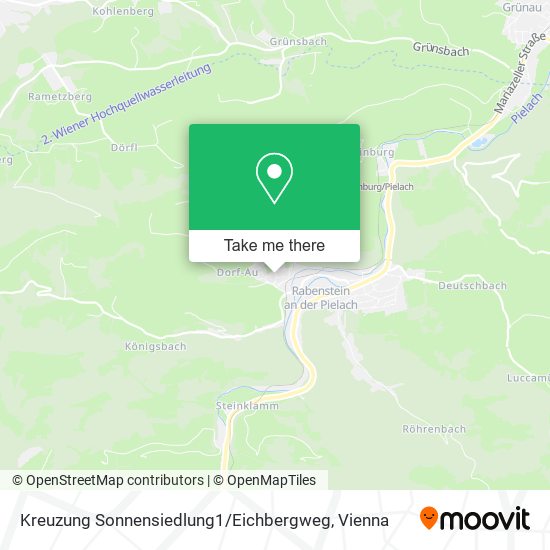 Kreuzung Sonnensiedlung1 / Eichbergweg map