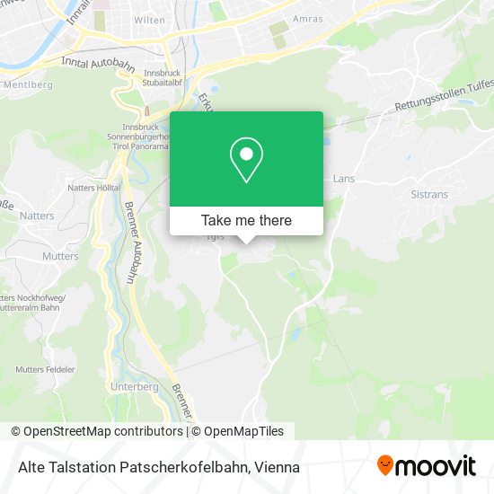 Alte Talstation Patscherkofelbahn map