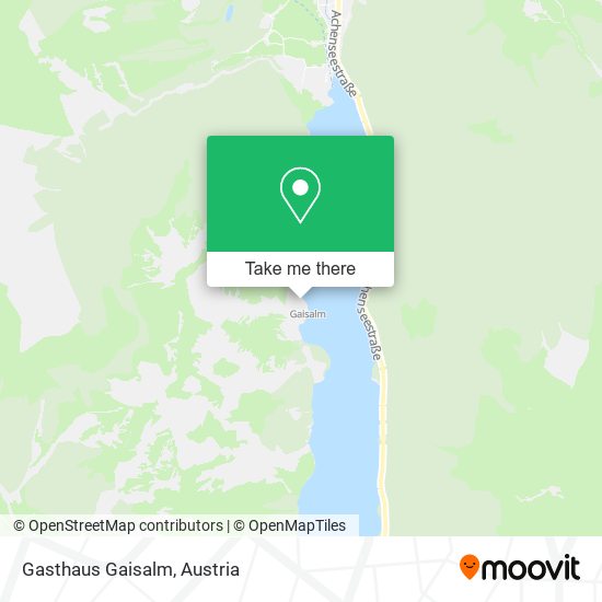 Gasthaus Gaisalm map