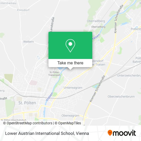 Lower Austrian International School map