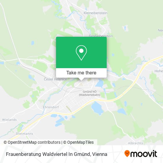 Frauenberatung Waldviertel In Gmünd map