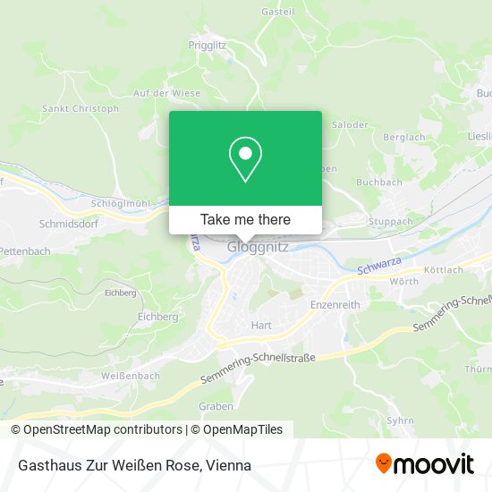 Gasthaus Zur Weißen Rose map