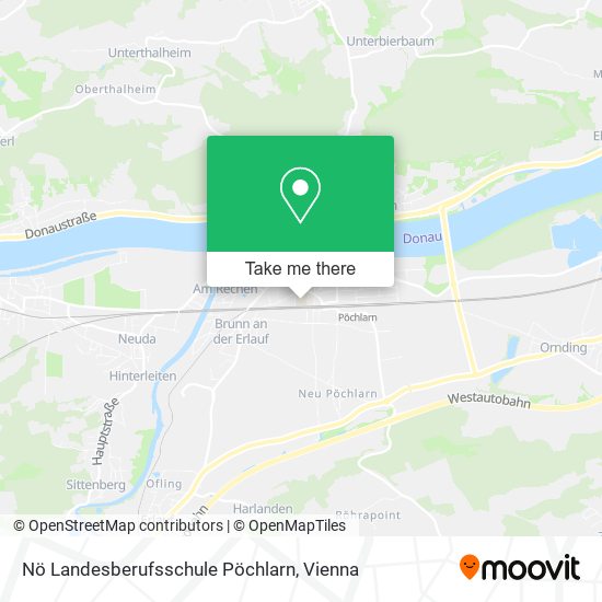 Nö Landesberufsschule Pöchlarn map