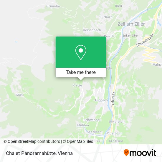 Chalet Panoramahütte map