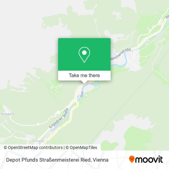 Depot Pfunds Straßenmeisterei Ried map